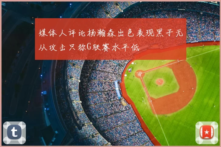 媒体人评论杨瀚森出色表现黑子无从攻击只称G联赛水平低