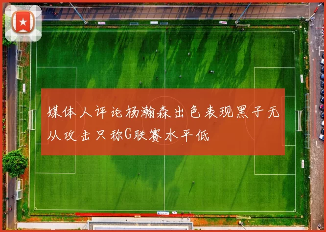 媒体人评论杨瀚森出色表现黑子无从攻击只称G联赛水平低
