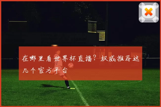 在哪里看世界杯直播?权威推荐这几个官方平台